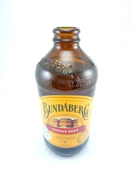MANILA, PH - JUNE 23 - Bundaberg ginger beer bottle on June 23, 2020 in Manila, Philippines.