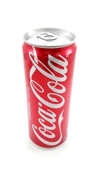 MANILA, PH - JUNE 23 - Coca Cola coke original taste can on June 23, 2020 in Manila, Philippines.