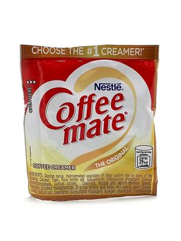 MANILA, PH - JUNE 23 - Nestle Coffee mate coffee creamer sachet on June 23, 2020 in Manila, Philippines.