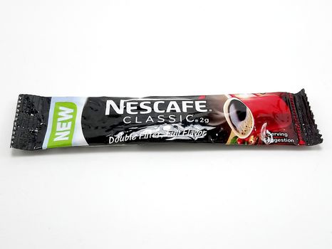 MANILA, PH - JUNE 23 - Nescafe classic coffee sachet on June 23, 2020 in Manila, Philippines.
