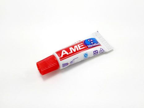 MANILA, PH - JUNE 23 - Ame toothpaste tube on June 23, 2020 in Manila, Philippines.