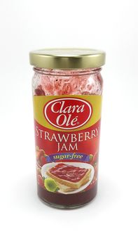 MANILA, PH - JUNE 23 - Clara ole strawberry jam on June 23, 2020 in Manila, Philippines.