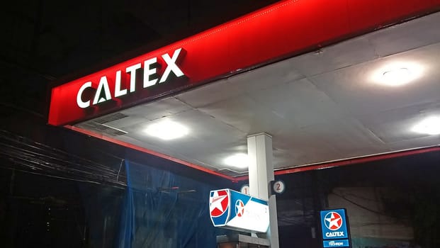 QUEZON CITY, PH - JUNE 2 - Caltex gas station on June 2, 2018 in Quezon City, Philippines.