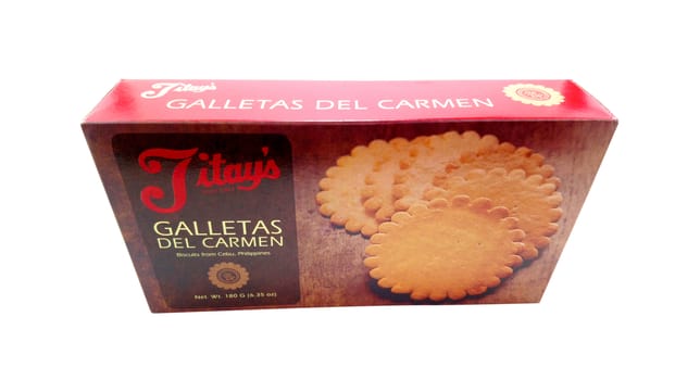 MANILA, PH - JUNE 23 - Titays galletas del carmen biscuits on June 23, 2020 in Manila, Philippines.
