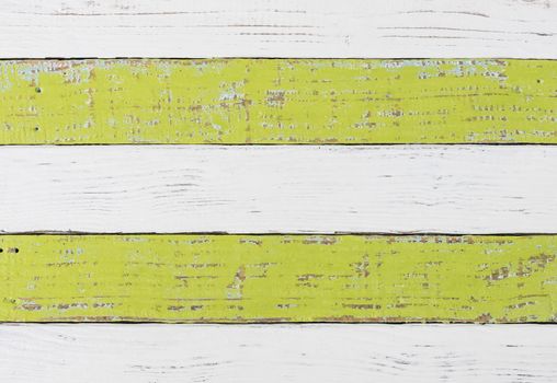 Striped white and green wooden background texture