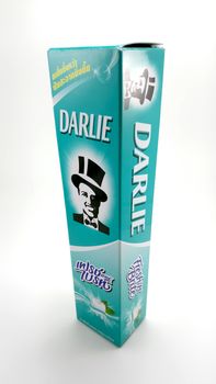 MANILA, PH - JUNE 23 - Darlie fresh n brite toothpaste on June 23, 2020 in Manila, Philippines.