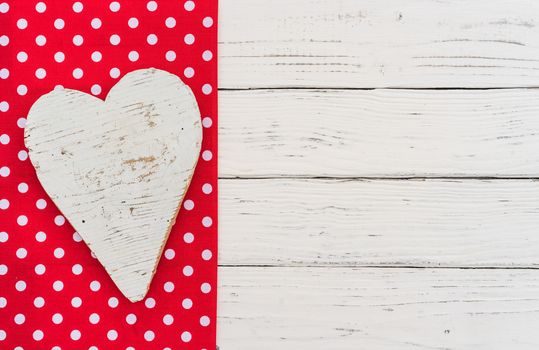 Background for Valentines day with romantic love heart