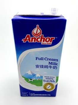 MANILA, PH - JUNE 23 - Anchor full cream milk on June 23, 2020 in Manila, Philippines.