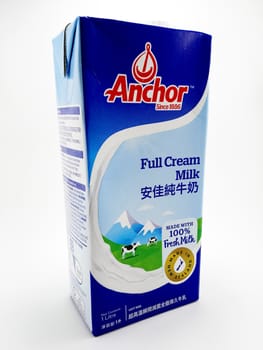 MANILA, PH - JUNE 23 - Anchor full cream milk on June 23, 2020 in Manila, Philippines.