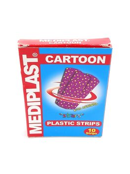 MANILA, PH - JUNE 23 - Mediplast cartoon plastic strips on June 23, 2020 in Manila, Philippines.