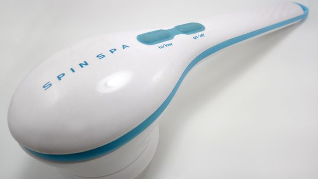 MANILA, PH - JUNE 23 - Spin spa electronic portable massager on June 23, 2020 in Manila, Philippines.