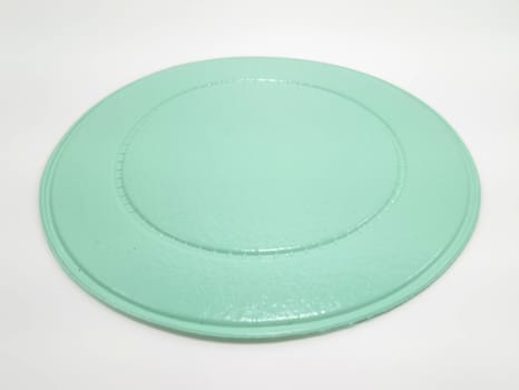 Green saucer for putting mug cups underneath