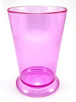 Violet slush and shake cup maker cup use for mixing and drinking