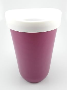 Violet slush and shake cup maker cup use for mixing and drinking