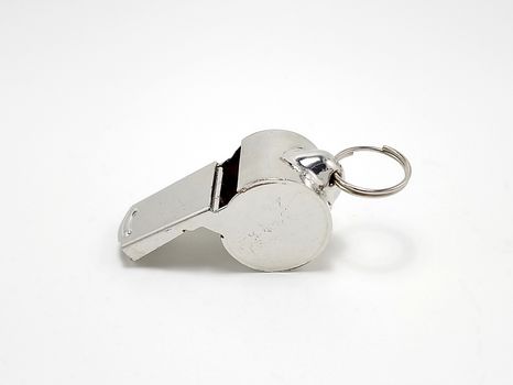 Stainless steel whistle blower use to call for emergencies