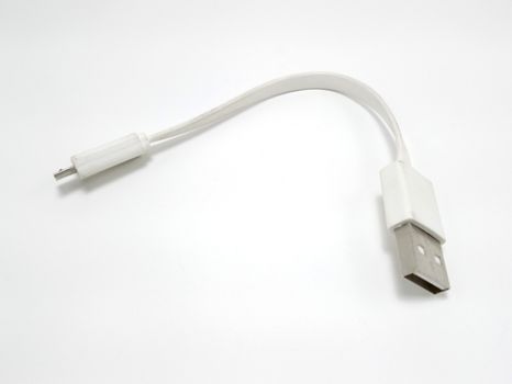 QUEZON CITY, PH - AUG 13 - Universal Serial Bus (USB) cord on August 13, 2018 in Quezon City, Philippines. USB is an industry standard that was developed to define cables and connectors.