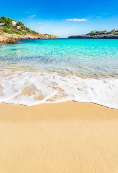 Beach seaside on Majorca, Spain Mediterranean Sea, Balearic Islands