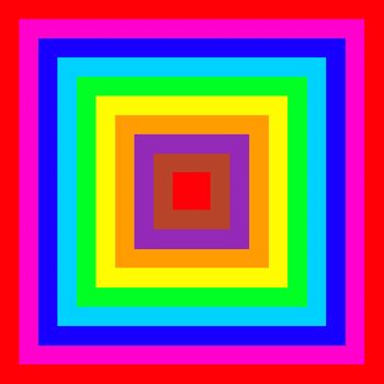 Abstract multi coloured square background