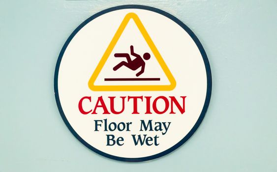 Caution Wet Floor sign