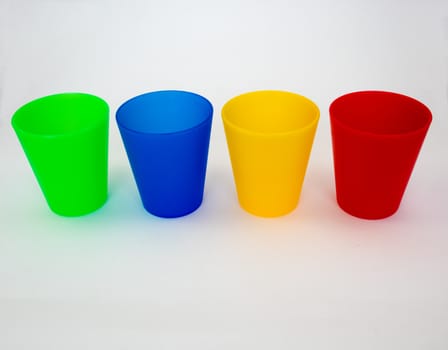 Coloured Plastic Cups