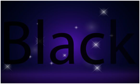 text black written on abstract stars backgrounds