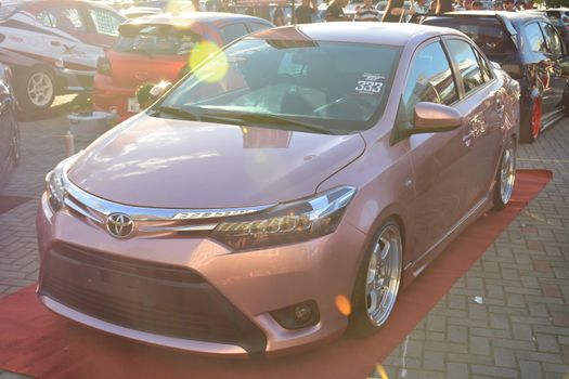 PASAY, PH - DEC 8 - Toyota corolla at Bumper to Bumper car show on December 8, 2018 in Pasay, Philippines.