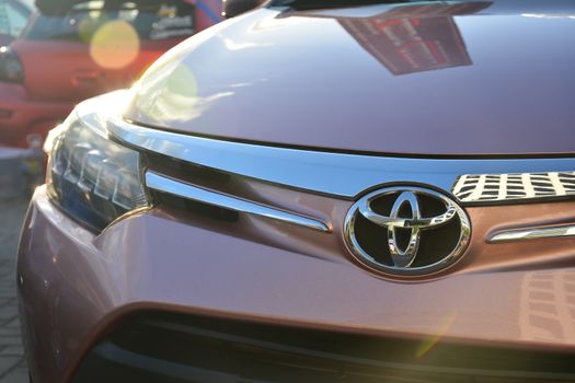 PASAY, PH - DEC 8 - Toyota corolla at Bumper to Bumper car show on December 8, 2018 in Pasay, Philippines.