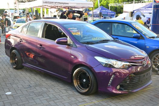 PASAY, PH - DEC 8 - Toyota vios at Bumper to Bumper car show on December 8, 2018 in Pasay, Philippines.