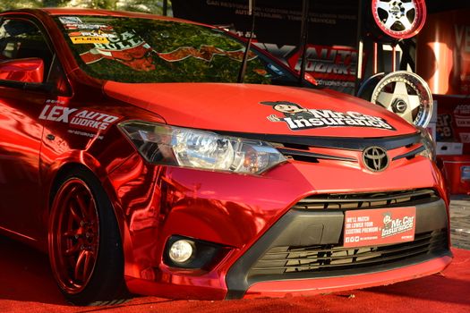 PASAY, PH - DEC 8 - Toyota vios at Bumper to Bumper car show on December 8, 2018 in Pasay, Philippines.