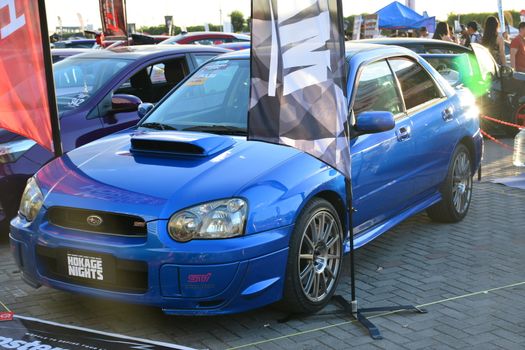 PASAY, PH - DEC 8 - Subaru impreza sti at Bumper to Bumper car show on December 8, 2018 in Pasay, Philippines.