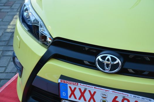 PASAY, PH - DEC 8 - Toyota yaris at Bumper to Bumper car show on December 8, 2018 in Pasay, Philippines.