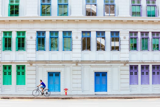 The historic Old Hill Street Police Station in Downtown Singapore