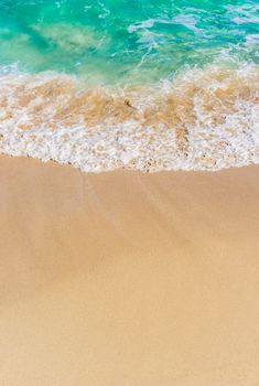 Summer holiday on sand beach background