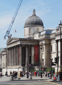 LONDON, UK - CIRCA JUNE 2018: The National Gallery in Trafalgar Square