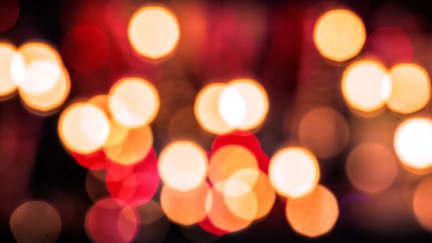 Festive Christmas background. Abstract background with bokeh defocused lights - image