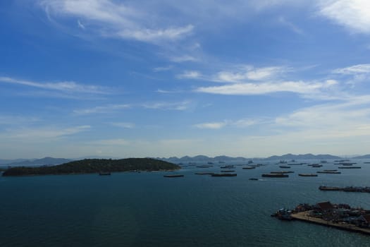 Sea landscape at Thailand, Siam bay