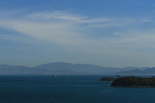 Sea landscape at Thailand, Siam bay