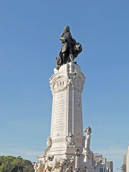 Monument Praca do Marques in Lisbon in Portugal