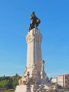 Monument Praca do Marques in Lisbon in Portugal