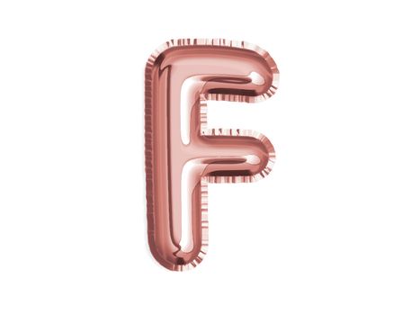 The rose gold pink alphabet F air balloon decoration for baby shower birthday celebrate party