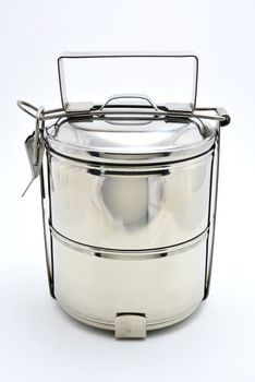 Stainless steel portable carry tiffin canister use to put food meals