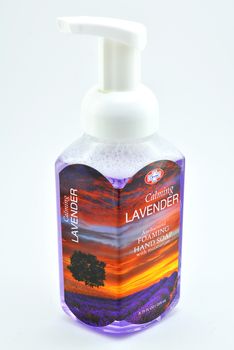 MANILA, PH - JULY 10 - Cleene calming lavender antibacterial foaming hand soap on July 10, 2020 in Manila, Philippines.