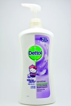 MANILA, PH - JULY 10 - Dettol Hello Kitty body wash on July 10, 2020 in Manila, Philippines.