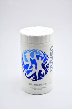 MANILA, PH - JULY 10 - Usana multimineral plus supplement on July 10, 2020 in Manila, Philippines.