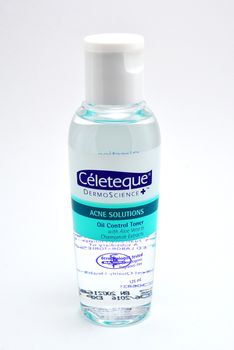 MANILA, PH - JULY 10 - Celeteque acne solutions oil control toner on July 10, 2020 in Manila, Philippines.