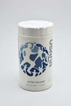 MANILA, PH - JULY 10 - Usana active calcium supplement on July 10, 2020 in Manila, Philippines.