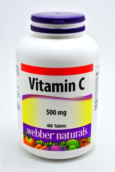MANILA, PH - JULY 10 - Webber naturals vitamin c bottle on July 10, 2020 in Manila, Philippines.
