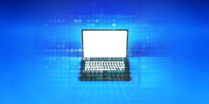 Digital Lifestyle Laptop Notebook Marketing Concept