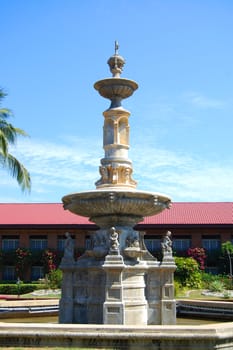 ILOCOS NORTE, PH - APR. 8: Water fountain design at Fort Ilocandia Resort on April 8, 2009 in Ilocos Norte, Philippines.