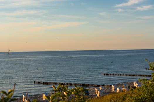 Sunset on the beach at the Baltic Sea
Motion blur intentional